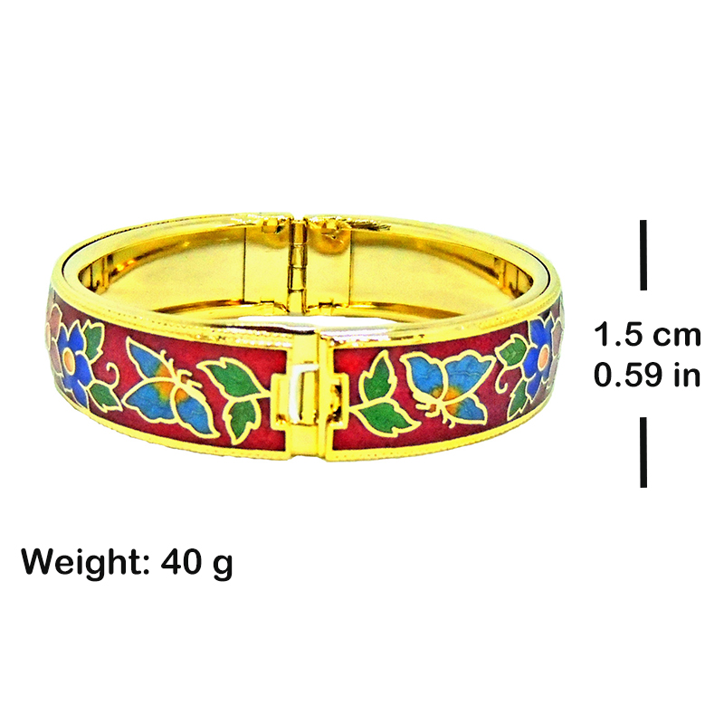 colorfast cloisonne bracelet